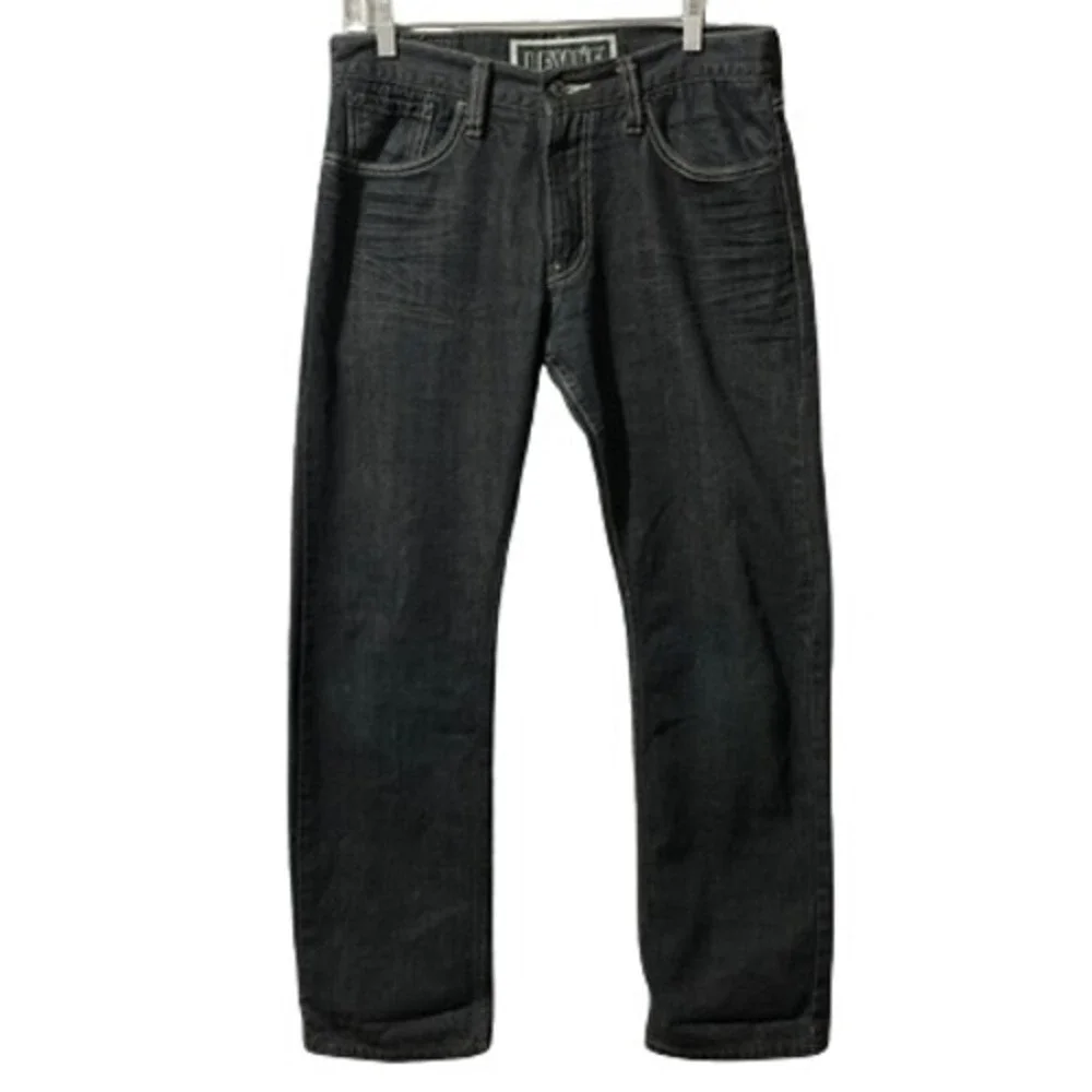 Levi's 514 Jeans Slim Straight Men's Black Denim Size 32x30‎